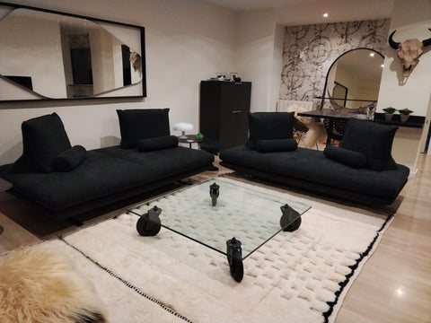 Tapis berbère laine blanc : tailles, fabrication et prix