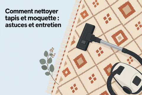 Comment nettoyer tapis et moquette : astuces et entretien