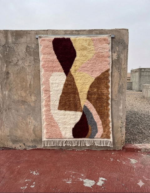 Tapis berbère - Beni M'rirt coloré