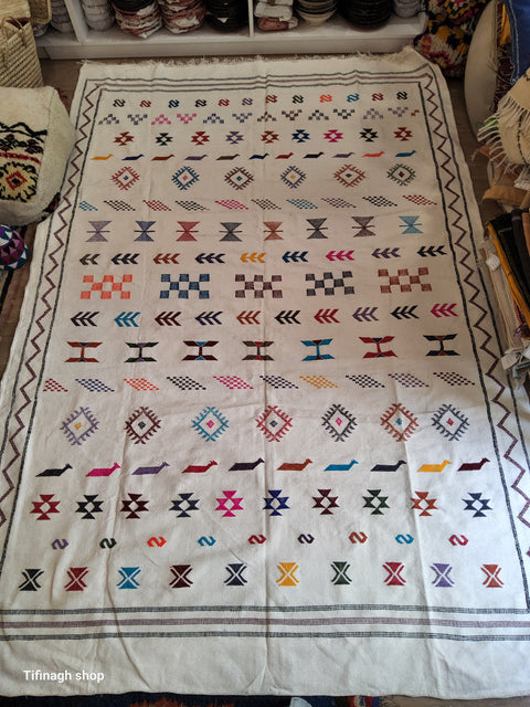 Tapis berbère - Kilim de Taznakht velours 2.83m x1.90m