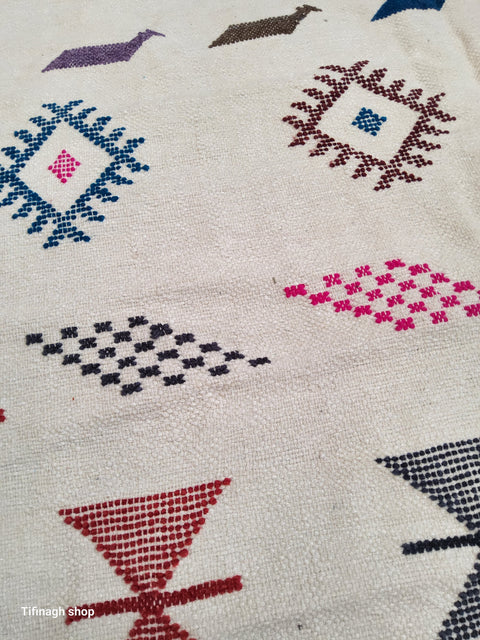 Tapis berbère - Kilim de Taznakht velours 2.83m x1.90m