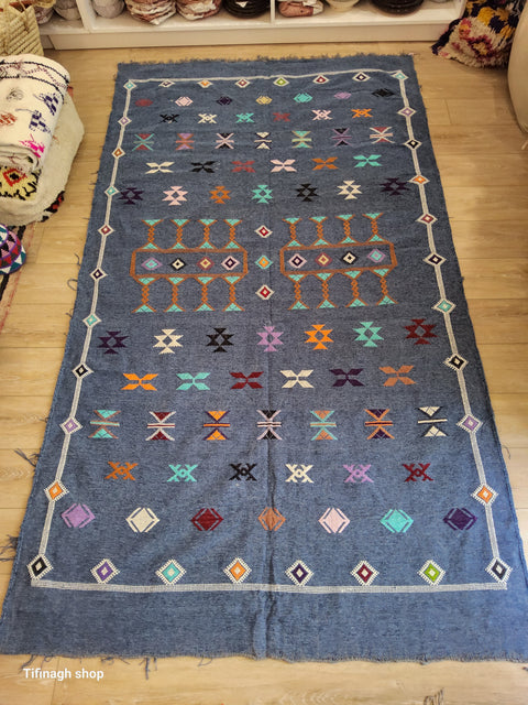 Tapis berbère - Kilim de Taznakht velours 2.48m x1.54m