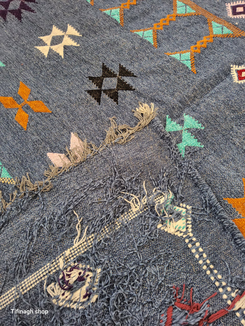 Tapis berbère - Kilim de Taznakht velours 2.48m x1.54m