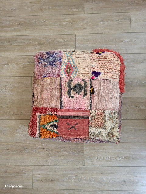 Pouf vintage patchwork