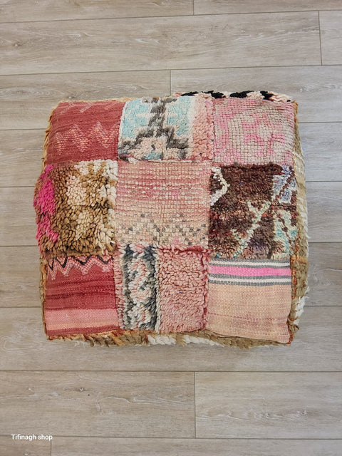 Pouf vintage patchwork