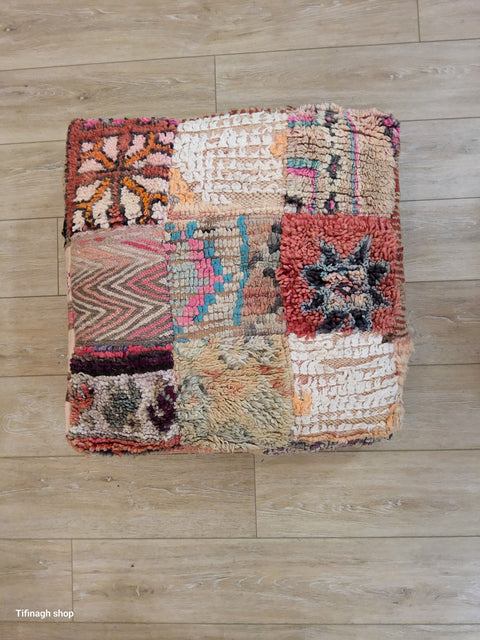 Pouf vintage patchwork