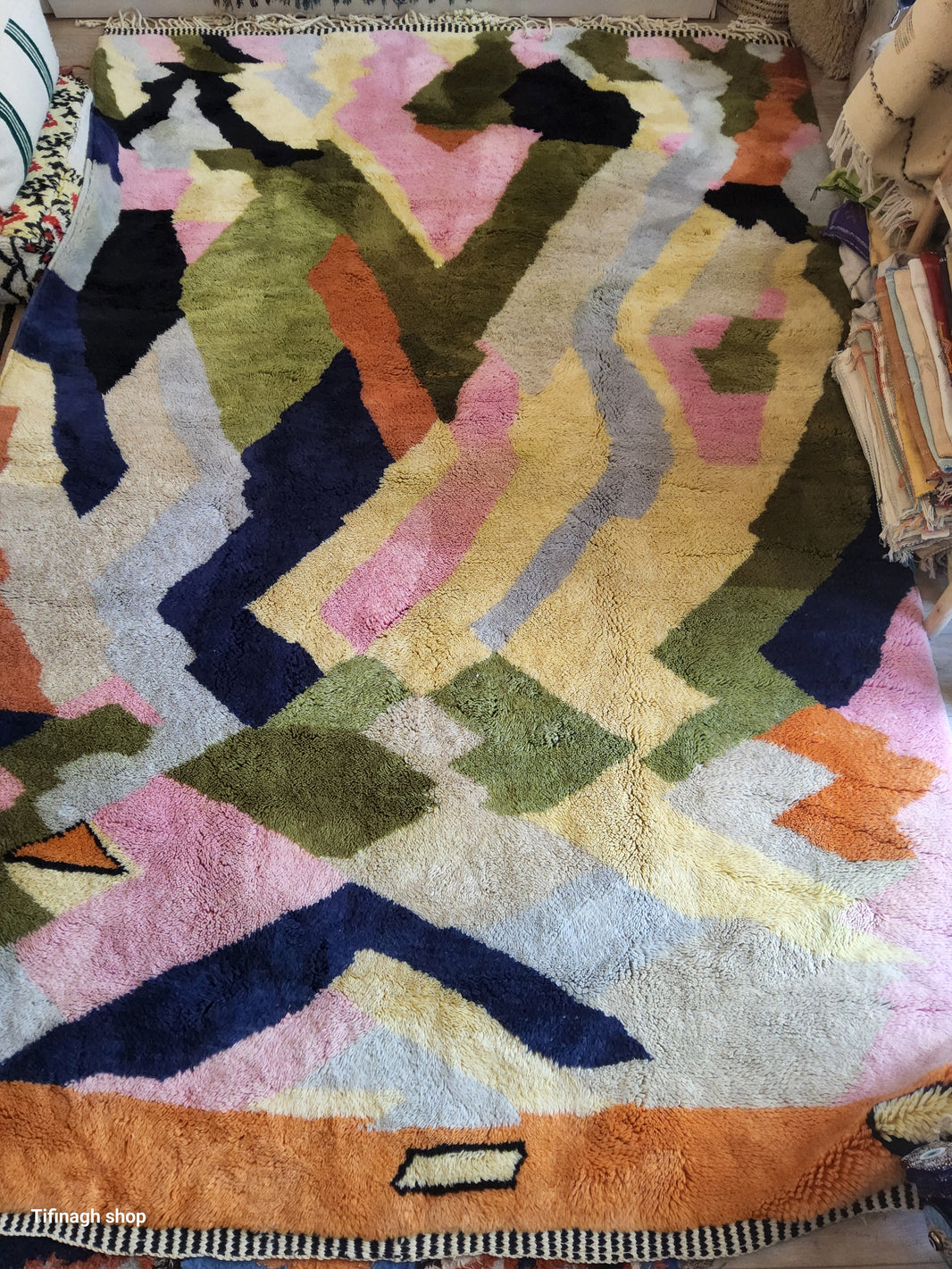 Tapis berbère - Beni M'rirt coloré main image 1