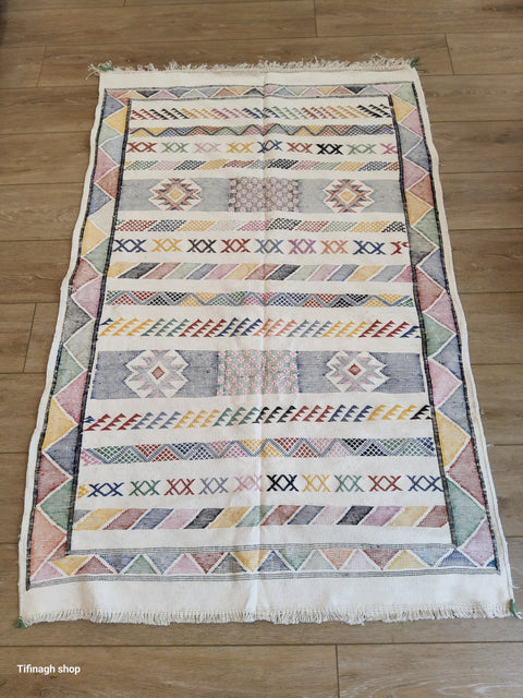 Tapis berbère - Kilim de Taznakht Sabra 1.45m x 0.95m