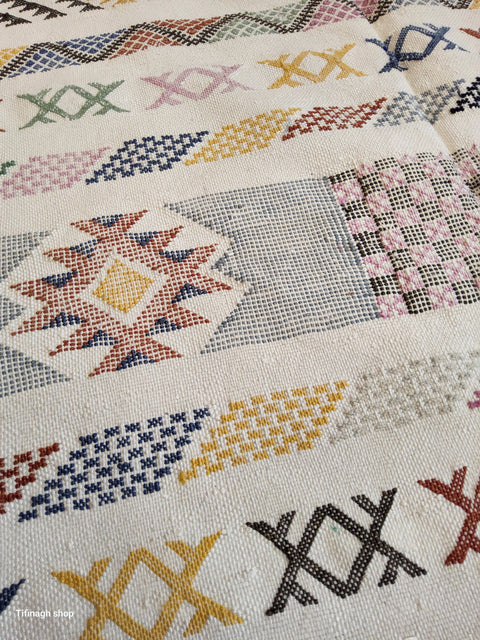 Tapis berbère - Kilim de Taznakht Sabra 1.45m x 0.95m