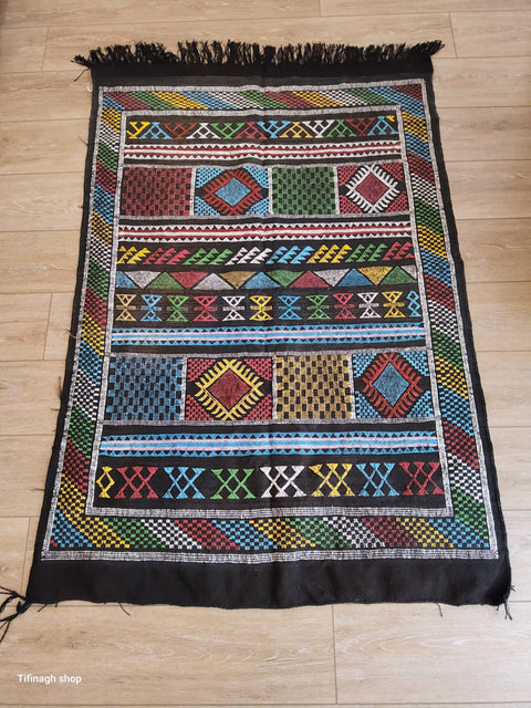 Tapis berbère - Kilim de Taznakht Sabra 1.45m x 0.98m