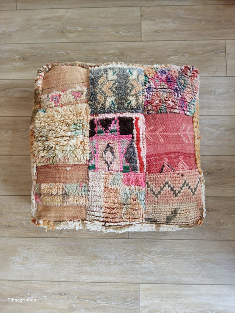 Pouf vintage patchwork