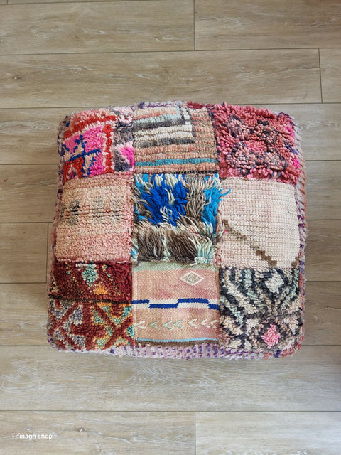 Pouf vintage patchwork