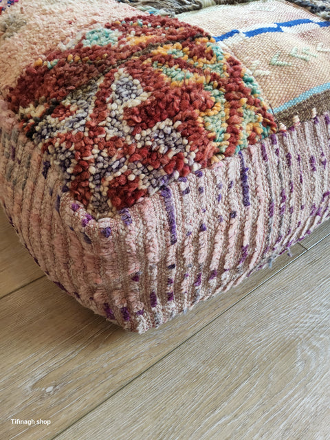 Pouf vintage patchwork