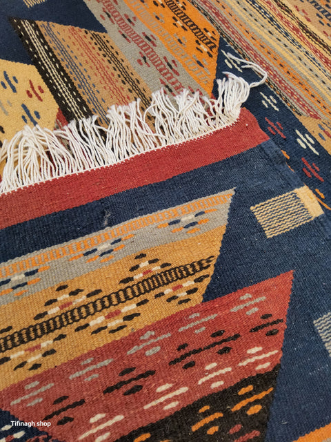 Tapis berbère - Kilim de Taznakht 2.12m x 1.10m