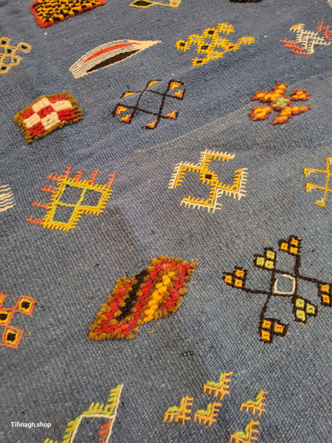 Berber carpet - Kilim of Taznakht 1.56 mx 1 m