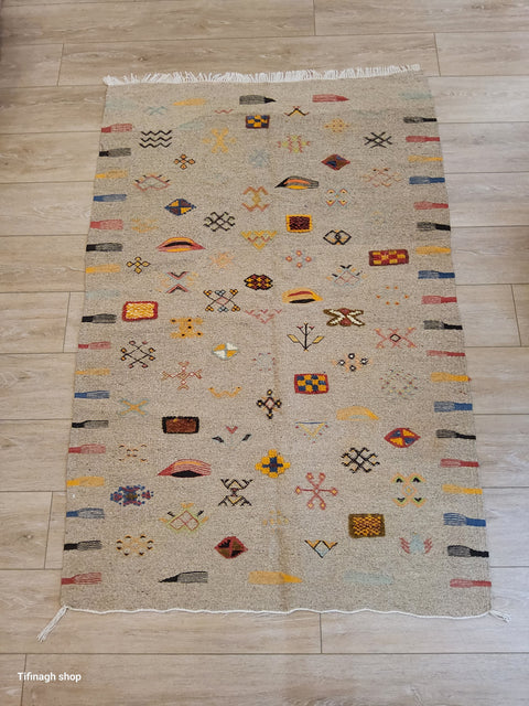 Tapis berbère - Kilim de Taznakht 1.53 m x 1.03 m