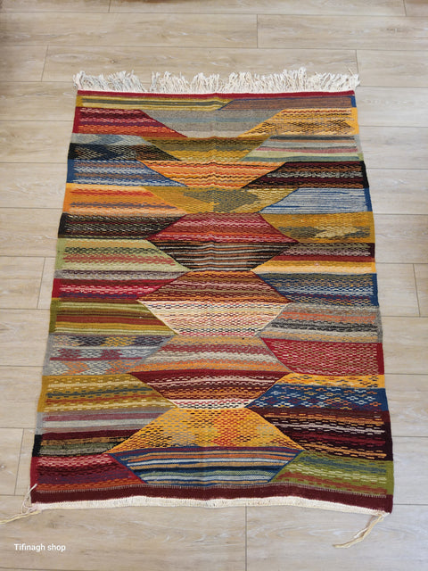Tapis berbère - Kilim de Taznakht 1.42m x 1.05m