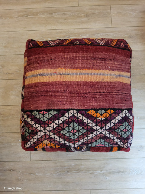 Pouf kilim vintage