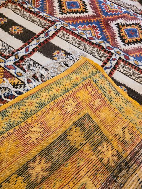 Tapis berbère - Kilim de Taznakht 3.95m x 2.45m   RARE!!