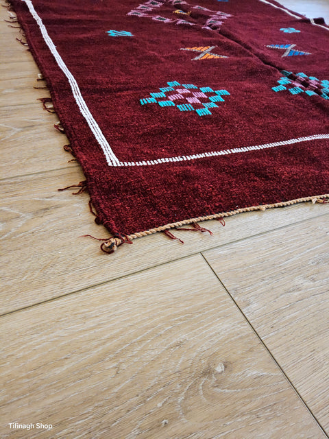 Tapis berbère - Kilim de Taznakht velours 1.41m x 0.97m