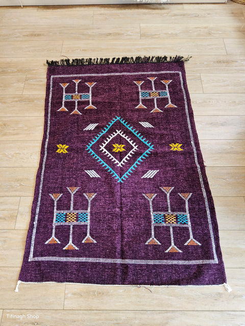 Tapis berbère - Kilim de Taznakht velours 1.46m x 0.97m
