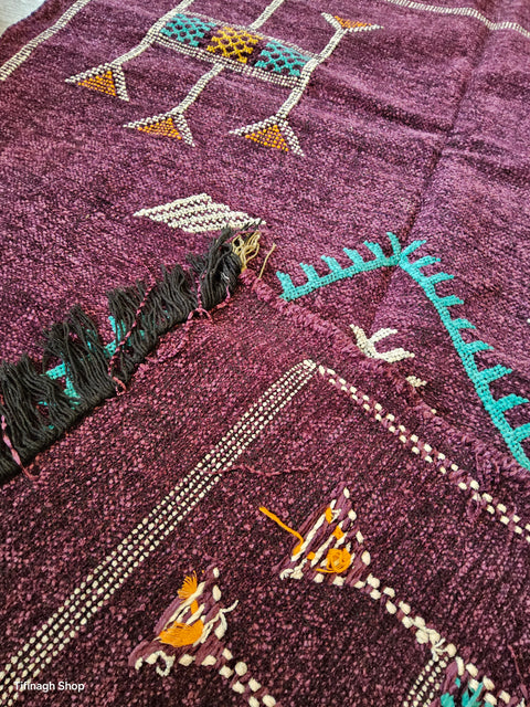 Tapis berbère - Kilim de Taznakht velours 1.46m x 0.97m