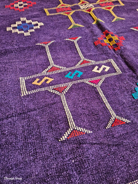 Tapis berbère - Kilim de Taznakht velours 1.85m x 1.13m