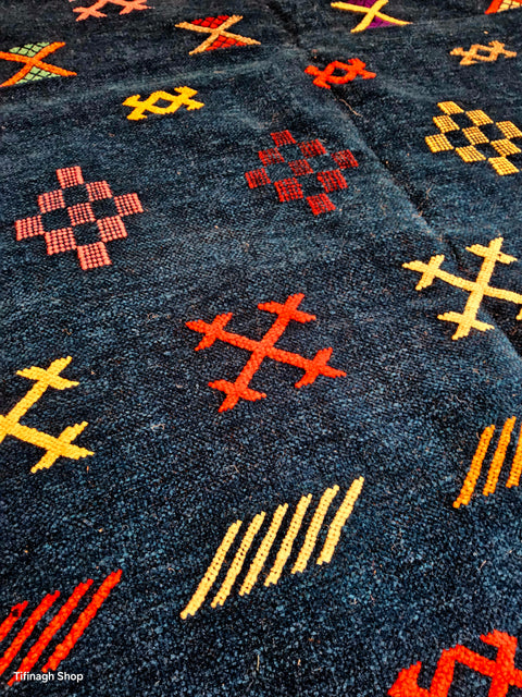 Tapis berbère - Kilim de Taznakht velours 2.15m x 1.12m