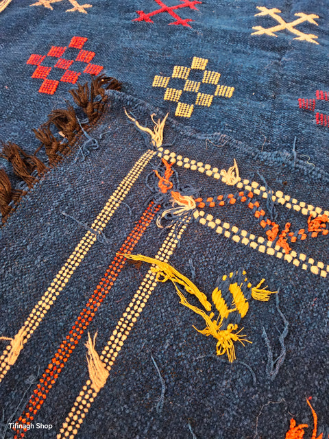 Tapis berbère - Kilim de Taznakht velours 2.15m x 1.12m