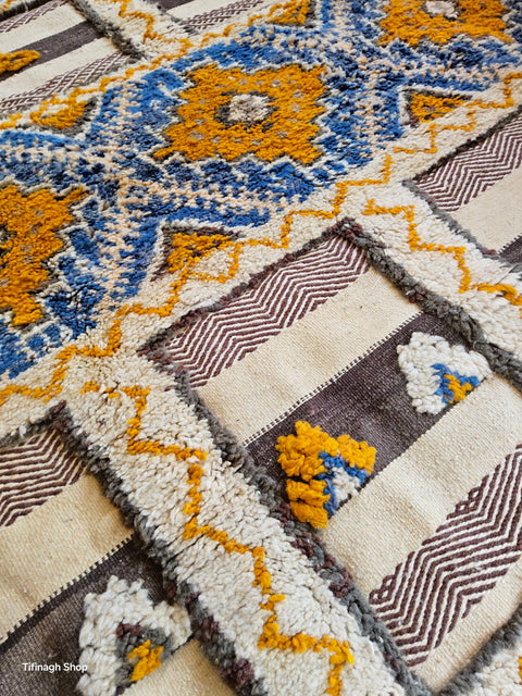 Tapis berbère - Kilim de Taznakht 3.15m x 1.97m  RARE!!