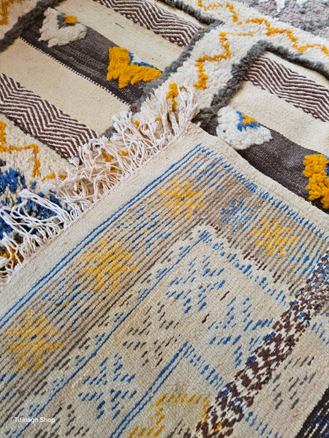 Tapis berbère - Kilim de Taznakht 3.15m x 1.97m  RARE!!