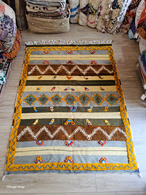 Tapis berbère - Kilim de Taznakht 2m x 1.48m