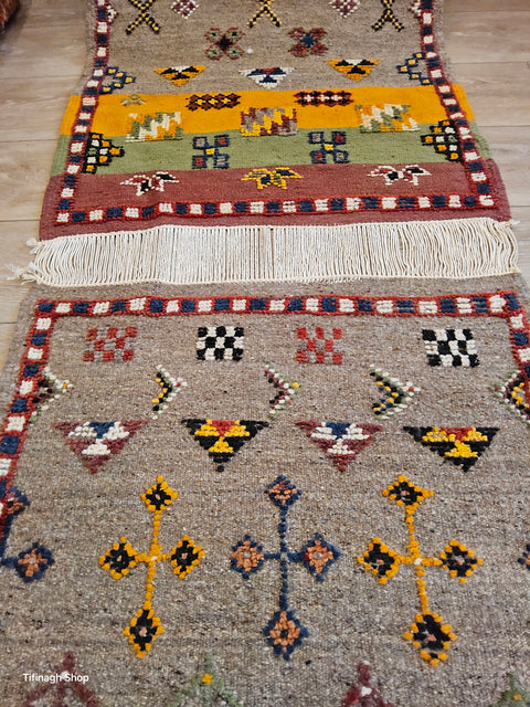 Tapis berbère - Kilim de Taznakht 1.55m x 0.65m