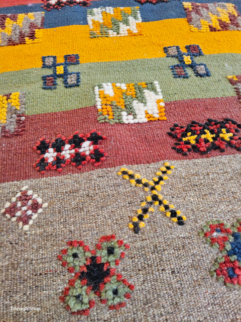 Tapis berbère - Kilim de Taznakht 1.55m x 0.65m