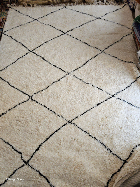 Tapis berbère - Beni Ouarain 2.96m x 2.05m VENDU-Disponible sur commande-