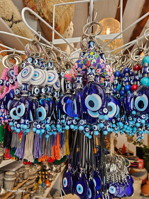 Porte-clé œil turc nazar 🧿 12 modèles