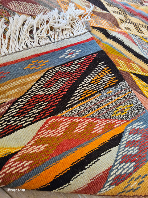 Tapis berbère - Kilim de Taznakht 1.61m x 0.65m