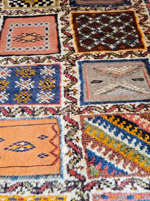 Berber carpet - Kilim of Taznakht 1.66mx 0.71m