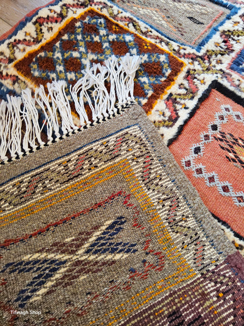 Berber carpet - Kilim of Taznakht 1.66mx 0.71m