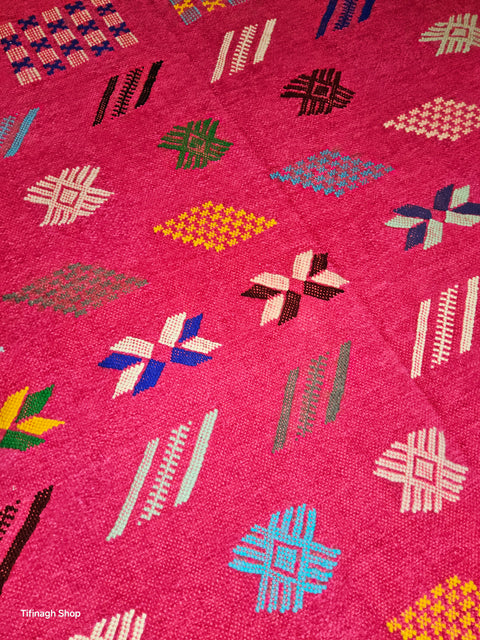 Tapis berbère - Kilim de Taznakht velours 1.99m x 1.20m