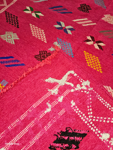 Tapis berbère - Kilim de Taznakht velours 1.99m x 1.20m