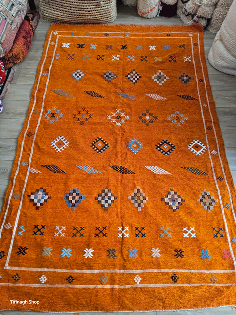 Tapis berbère - Kilim de Taznakht velours 2.40m x1.50m