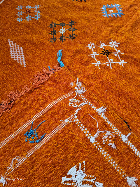 Tapis berbère - Kilim de Taznakht velours 2.40m x1.50m