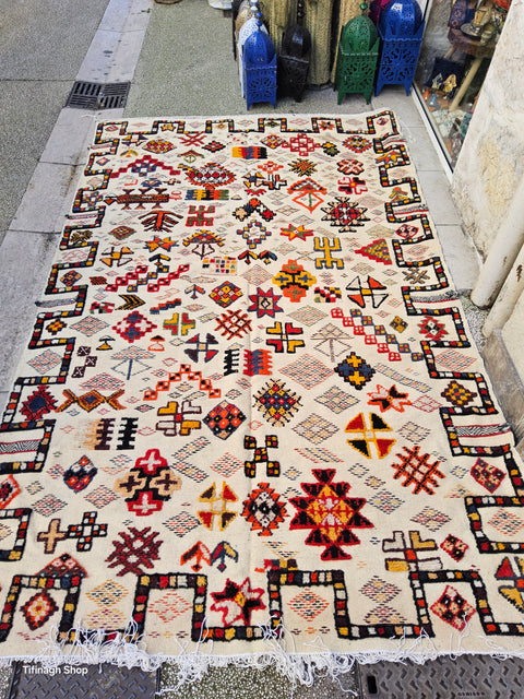 Tapis berbère - Kilim de Taznakht 3.12m x 1.97m