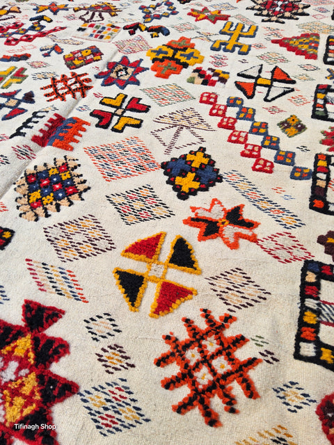 Tapis berbère - Kilim de Taznakht 3.12m x 1.97m