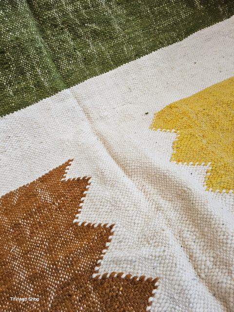 Tapis berbère - Kilim Zanafi Coloré 2.98 m x 1.96 m