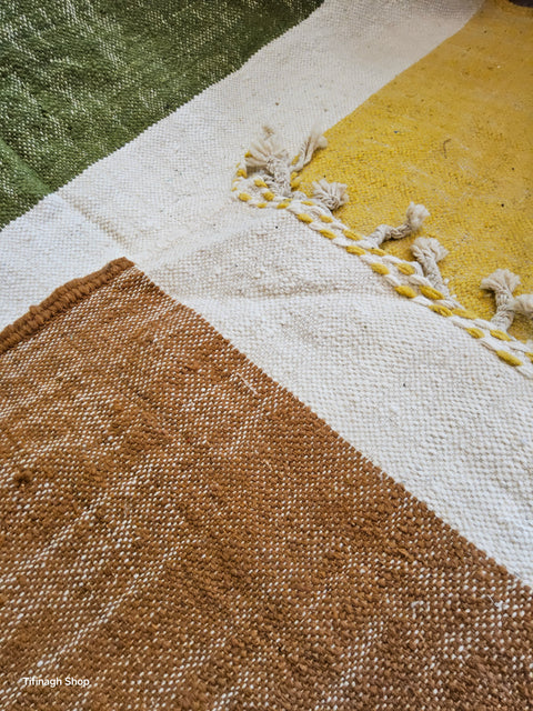 Tapis berbère - Kilim Zanafi Coloré 2.98 m x 1.96 m