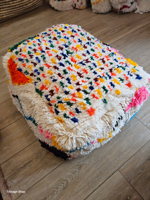 Pouf coloré Azilal
