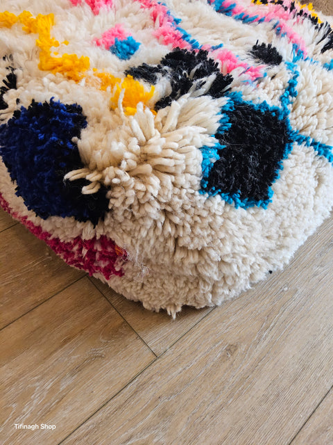 Pouf coloré Azilal