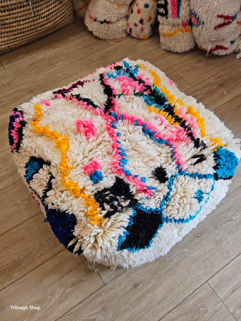 Pouf coloré Azilal